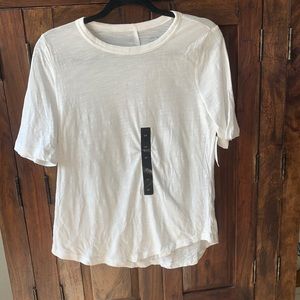 Banana Republic Malibu tee t-shirt Small New White